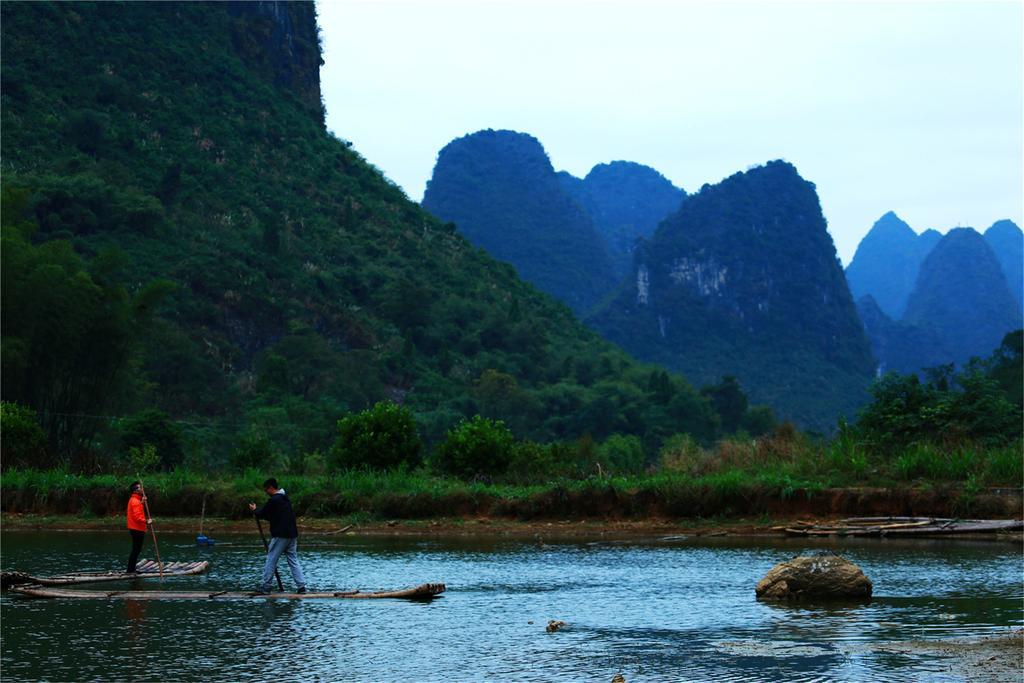 Hotel Yangshuo Peaceful Valley Retreat Exterior foto