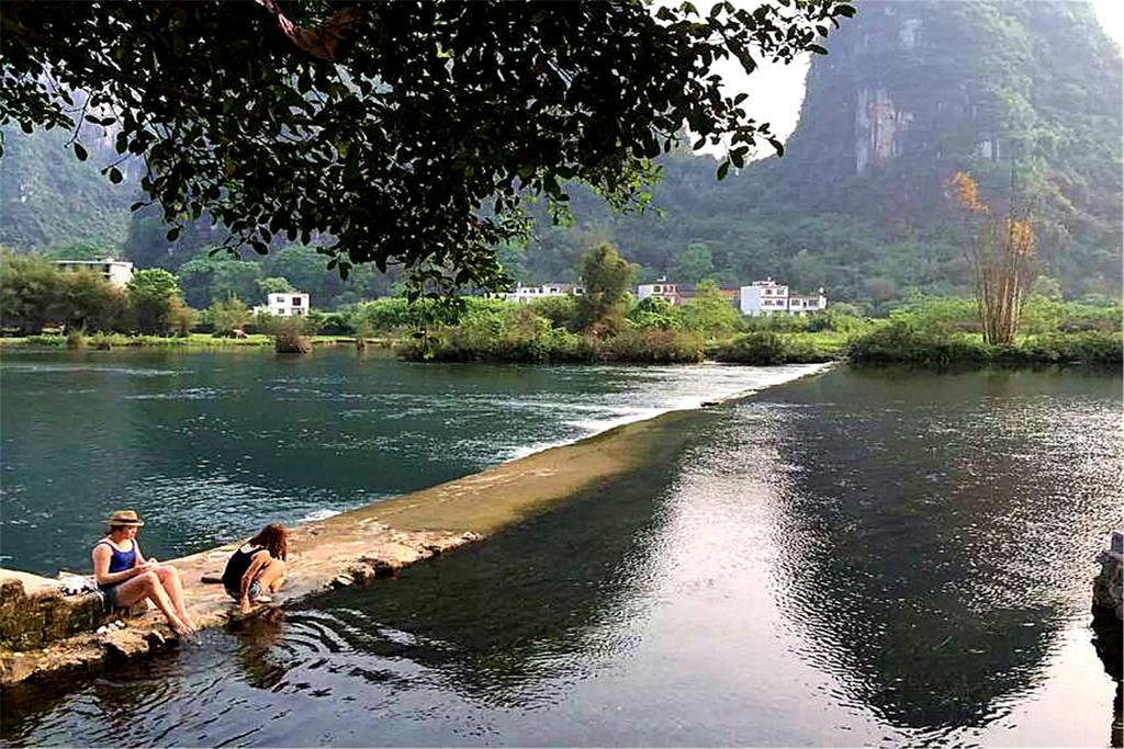 Hotel Yangshuo Peaceful Valley Retreat Exterior foto