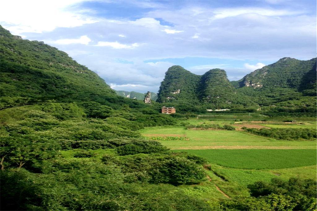 Hotel Yangshuo Peaceful Valley Retreat Exterior foto