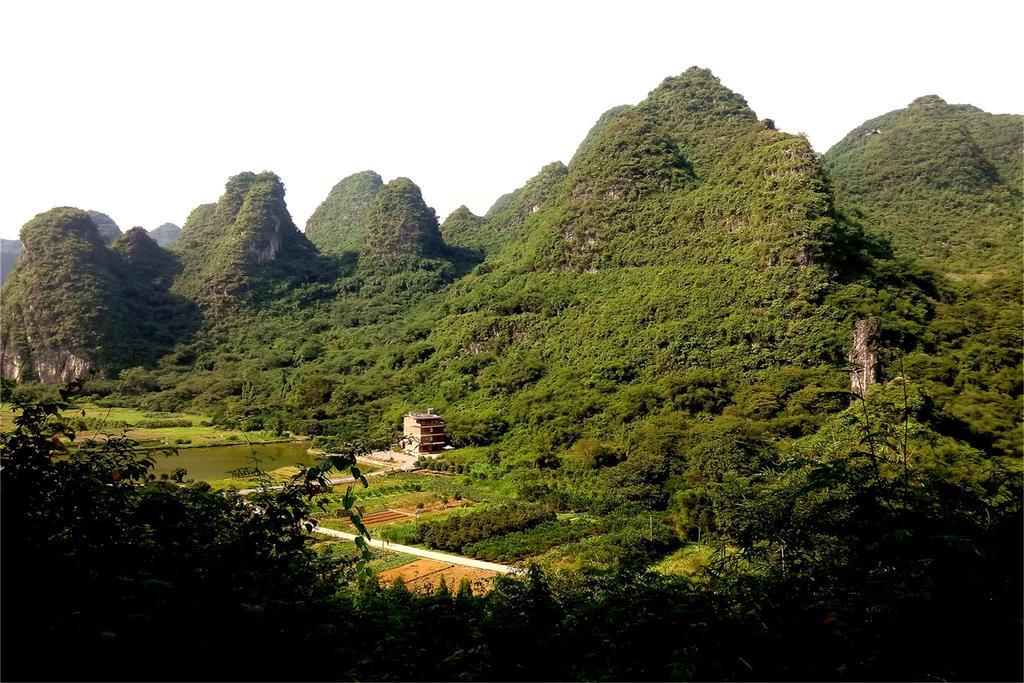 Hotel Yangshuo Peaceful Valley Retreat Exterior foto