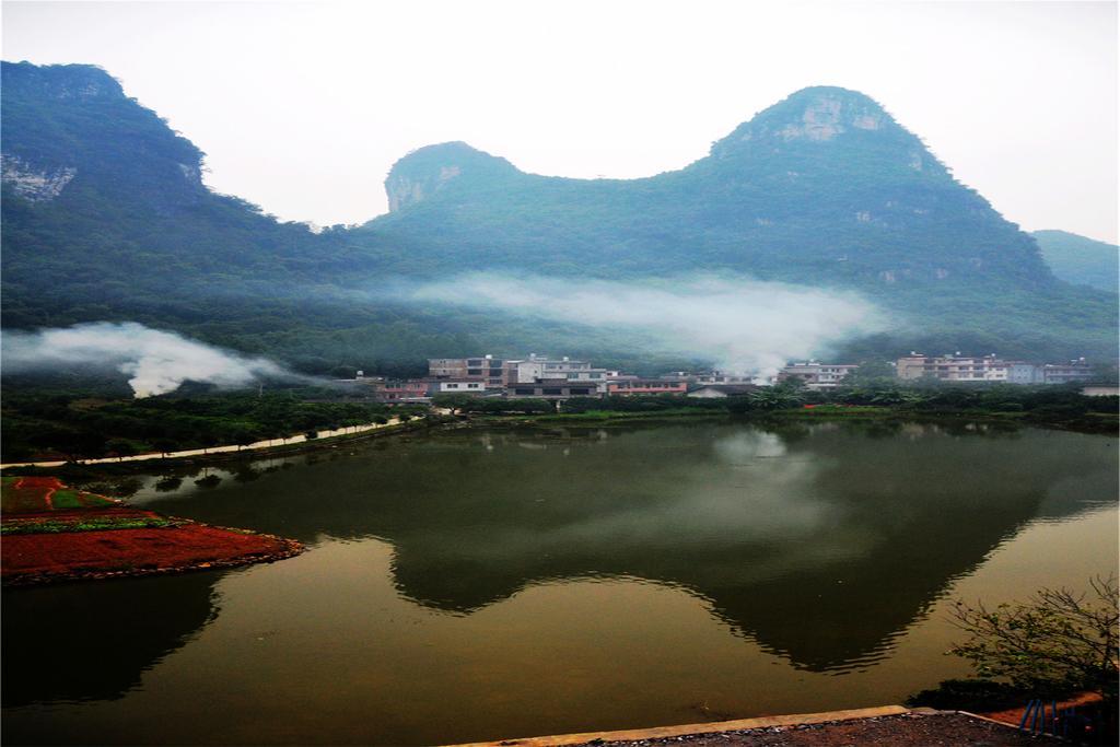 Hotel Yangshuo Peaceful Valley Retreat Exterior foto